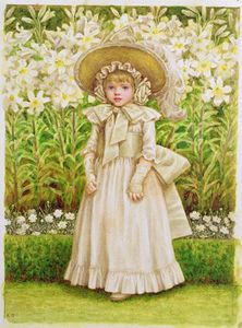 Child In A White Dress