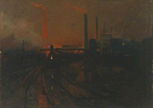 The Steel Works, Cardiff At Night