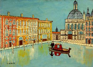 Venice - Canal Scene With A Church