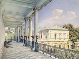 La galería de Cameron en Tsarskoye Selo