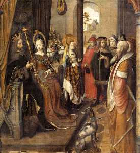 St Ursula Announces To Her Father Her Departure On A Pilgrimage To Rome