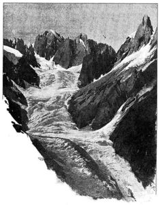 Tchalabi Glacier In The Caucasus