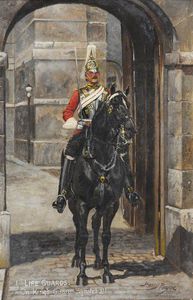 Primera protectores de vida sobre el King Guardia, Whitehall