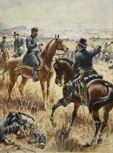 Major-général George Meade à la bataille