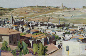 Jérusalem depuis le mont Olives