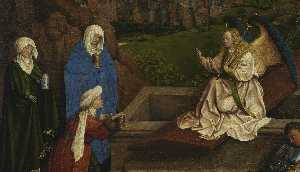 i tre Marys presso la tomba )