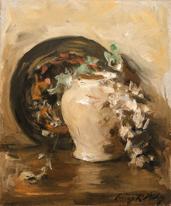 Still Life With Vase And Plate