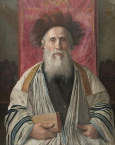 Portrait d un rabbin