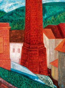 Budakesziの赤い煙突