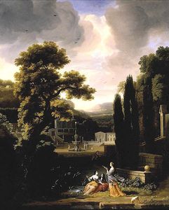 Classical Landscape With Figures
