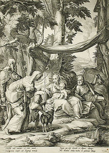 The Holy Family With Zacharias,