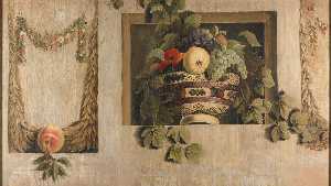 Still Life With A Basket Of Fruit In A Niche