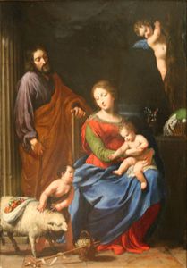 Sainte-Famille Avec Saint Jean-Baptiste.