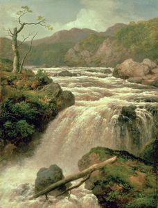cascade sur la rivière neath