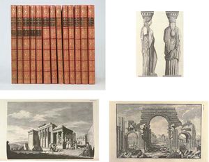 古物 - 集合10工程对文物和考古古代世界的束缚中13卷，包括：