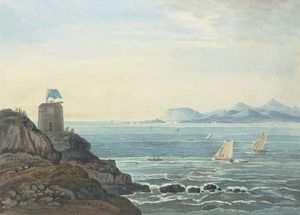 Dublin Bay Desde El Martello) obras de John Henry Campbell)