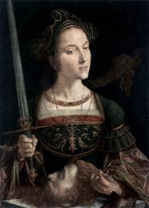 Judith con el cabeza de Holofernes