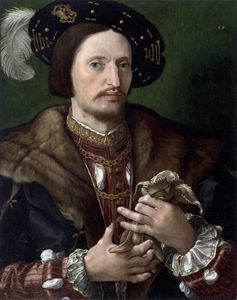 Portrait Of A Man With Gloves