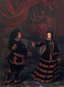 Électrice Palatine Danser avec son mari