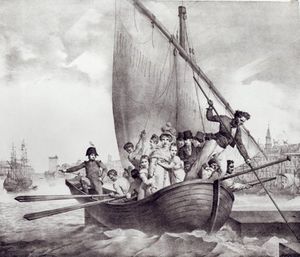 Bonaparte Family Arriving In Toulon