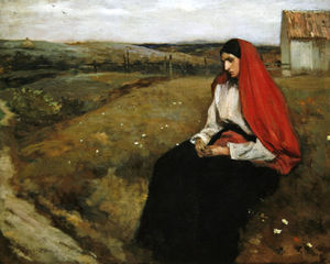Woman In A Landscape