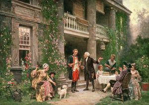 George Washington Visiting Bartram's Garden In
