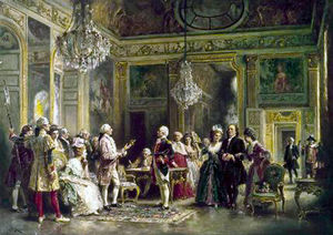 John Paul Jones and Benjamin Franklin at Louis XVI's Court