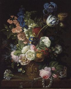 A Still Life Of Roses And Others