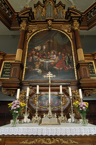Das Ist Ein Altarbild Gemälde Des Augsburger Barockmalers Johann Heiß