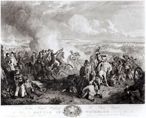 la bataille de WATERLOO , 18th Juin