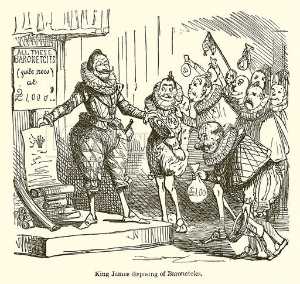 King James Disposing Of Baronetcies