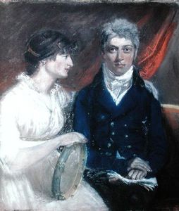 Porträt von Benjamin Thompson und seine Frau