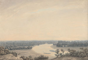 The Thames From Richmond Hill Looking Southwest