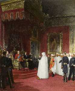 The Reception Of The Moorish Ambassador By Edward Vii At St James's Palace
