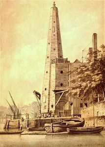el viejo agua torre de los casos `york` edificios