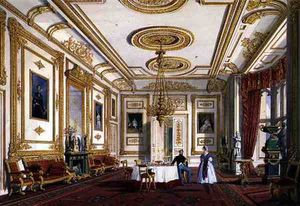 The White Drawing Room At Windsor Castle