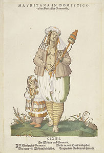 Mauritana In Domestico' From Trachtenbuch Von Nurnberg (costume Book Of Nuremberg
