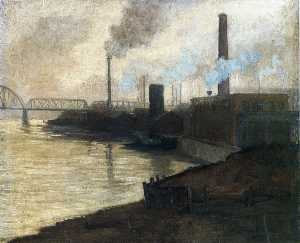 Industrial Scene - Mills On The Monongahela
