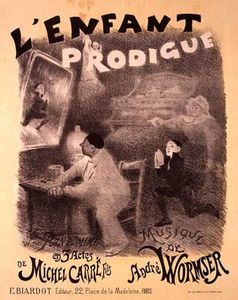 Reproduction Of A Poster Advertising 'the Prodigal