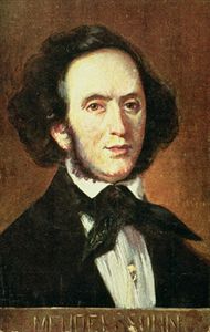 Porträt von Felix Mendelssohn
