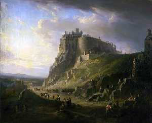 ansicht von Edinburgh Burg