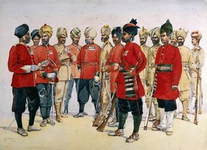 Vco's, Nco's And Sepoys Of Various Punjab