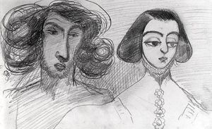 Self Portrait With George Sand