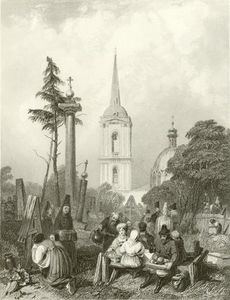 cimitero di il smolensko Chiesa