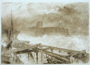 Study For 'blue Lights' Tynemouth Pier