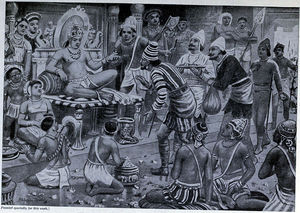 Pulikesin Ii, The Chalukhaya, Receives Envoys From Persia