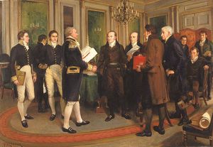 The Signing Of The Treaty Of Ghent