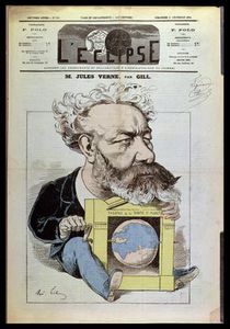 Caricature Of Jules Verne