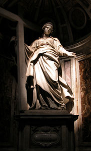 Helena mit dem Kreuz Christi In Der Peterskirche Dans Rom