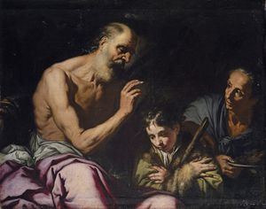 Jacob Recibe La Bendición De Isaac